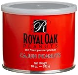 Review Royal Oak  / Royal Oak Gourmet Virginia Cajun Spiced Peanuts, 10-Ounce Tins (Pack of 6)