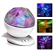 Night Light Projector, Amir Color Changing Aurora Borealis Light (12 LED Bulbs -8 Colors), Stereo Speakers, Sleep Aid Light, Decorative Light, Mood Light -Perfect for Kid's Room, Bedroom, Living Room