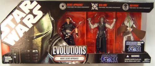 Star Wars 3.75 Inch Evolutions Force Unleashed 3Pk