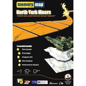 Memory-Map V5 North York Moors OS 1:25,000