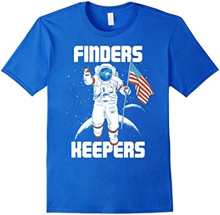 Men's Finders Keepers Moon Mission T-Shirt American Medium Royal Blue