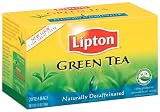 Lipton Decaffeinated Green Tea, Tea Bags, 20-Count Boxes (Pack of 12)