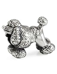 Ohm Sterling Silver Poodle Bead Charm