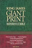 Giant Print Reference Bible (KJV, Black Leatherflex)