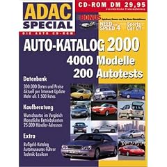 ADAC Special, CD-ROMs : Auto-Katalog 2000, 1 CD-ROM 4000 Modelle, 200 Autotests. F�r Windows 95/98/NT