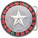 Color ROULETTE WHEEL SPINNER Belt Buckle