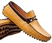 JiYe Men's Driving Shoes Leather Slip-On Loafer