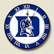 Wood clock~Duke University~Artworks Home Accents~ large kitchen wall clocks~ ...