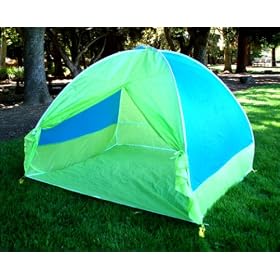 BEAUTIFUL POP UP BEACH PLAY TENT SUN SHADE CABANA