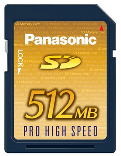 Panasonic SD�������[�J�[�h512MB RP-SDK512J1A