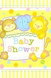 Cute Animal Baby Shower Invites with Envelopes - 8cnt.