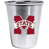 Mississippi State Bulldogs Stainless Steel Shot Glass