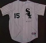 Tadahito Iguchi Autographed Chicago White Sox Pinstripe Replica Majestic Athletic Jersey with Japane