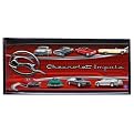 Chevrolet Impala Generations Photoramics Framed Photograph - 9.5x21.75"