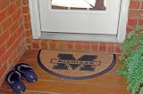 Michigan Wolverines Half Moon Door Mat