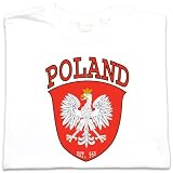 Polish Apparel Poland Shield est. 966 - White T-Shirt