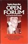Topics from the Open Forum