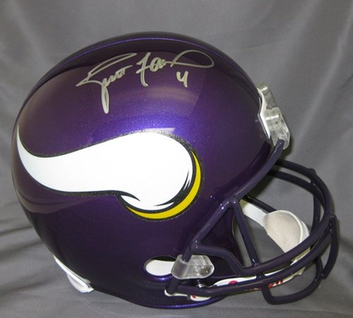 BRETT FAVRE FULL SIZE HELMET MINNESOTA VIKINGS