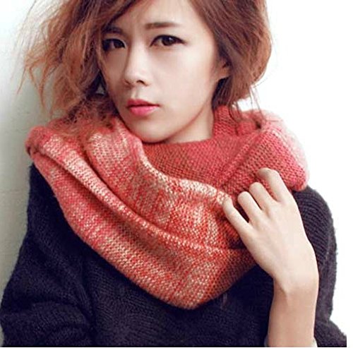 Dealzip Inc Women Ladies Scarf Stole Throw Shawl Winter Wool Autumn Loop Infinity Scarves