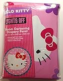 Hello Kitty Curtain Panels (Room Darkening Drapery Panel) Pink 42x63 In