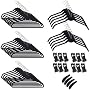 50 Piece Ultra Thin Flocked Space Saving Hanger Set