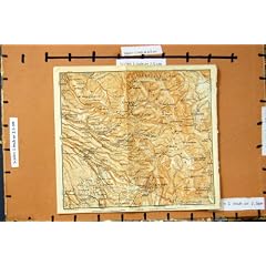Karte Italien 1909 Castel Pietro Palestrina Zagarolo