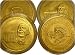 Barack Obama 44th President Inauguration Gold Medallion