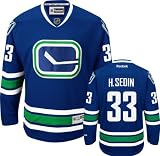 Henrik Sedin Jersey: Reebok Alternate #33 Vancouver Canucks Premier Jersey