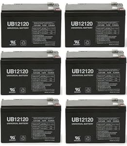 12 Volt 12ah Ebike Electric Scooter Battery E-Bike Boreem - 6 Pack