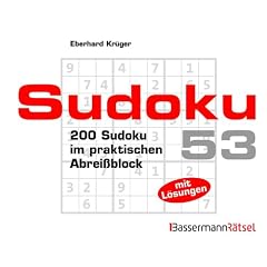 Sudoku Block 53 - 5er Einheit: 200 Sudoku im praktischen Abrei�block