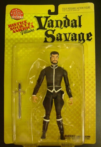  Justice Society of America Vilains: VANDAL SAVAGE, 6.5-inch Figure with Sword