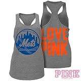 New York Mets Victoria's Secret PINK&Atilde;&macr;&Acirc;&iquest;&Acirc;&frac12; Heathered Racerback Tank