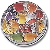 Paderno World Cuisine Assorted Fruit Dough Cutters, 12-Piece Set