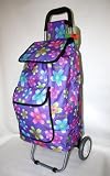 from Hoppa NEW Shopping Trolley Folding Shopping Bag Shopper 48L Purple Model ST705