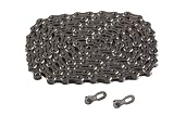 KMC DX10SC Bicycle Chain (10-Speed, 1/2 x 11/28-Inch, 112L, Silver/Grey)