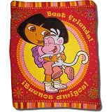 Dora the Explorer "Big Hug" Fleece Throw Blanket