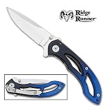 Ridge Runner Blue Sonic Tactical Folding Knife