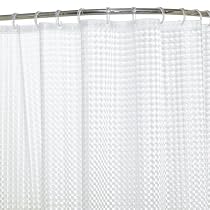 Maytex Cubitz PEVA Shower Curtain, Clear