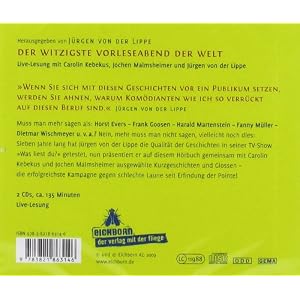 Der witzigste Vorleseabend der Welt: Live-Lesung.
