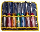 Klein K7 Nut Driver Set- 3-Inch Shafts, 7-Piece