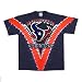 Houston Texans Logo V Tie Dye T-shirt