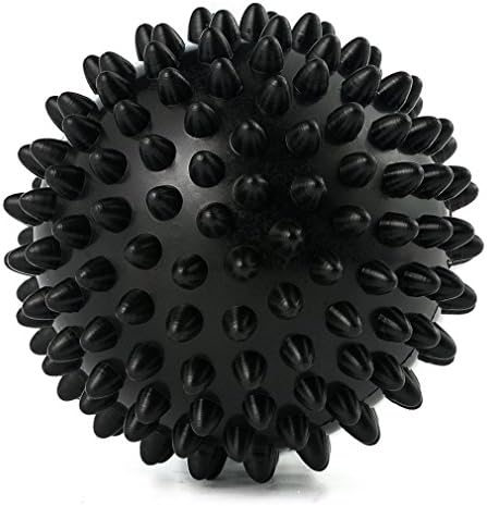 Hard Spiky Therapy &amp; Massage Roller Ball Perfect for All Over Body Deep Tissue Release(black)