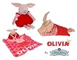 Olivia Zoobies 3-in-1 Pet: Stuffed Animal, Pillow, & Blanket