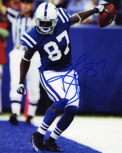 Reggie Wayne Autographed 8x10 Photograph | Details: Indianapolis Colts