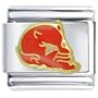 Red Devil Italian Charms Bracelet Link