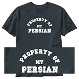 T-Shirt Black  Property Of My Persian  Cat