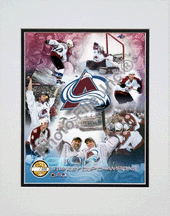 Buy Colorado Avalanche 2001 Avalanche Championship PF Gold Limited Edition Double Matted 8 X 10 Pho by Photo File