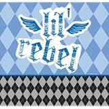 1st Birthday Party Boy: First Rebel Printed Plastic Tablecover  1ct 
