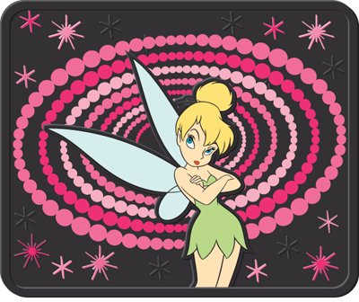 Tinkerbell Optic Tink Pink - Utility Rear Floor Mat