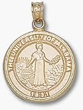 Alabama Crimson Tide Seal Lapel Pin - 14KT Gold Jewelry